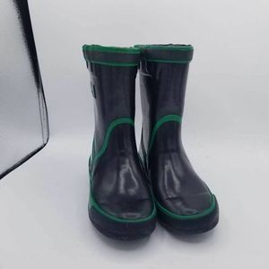 Duck Toddler Boys Steel Shank Rain Boots Blue Green Waterproof Pull Ons 10